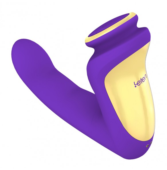 HK LETEN - Taka Kato God's Finger Shape G-Spot Heating Vibrator (Chargeable - Purple)